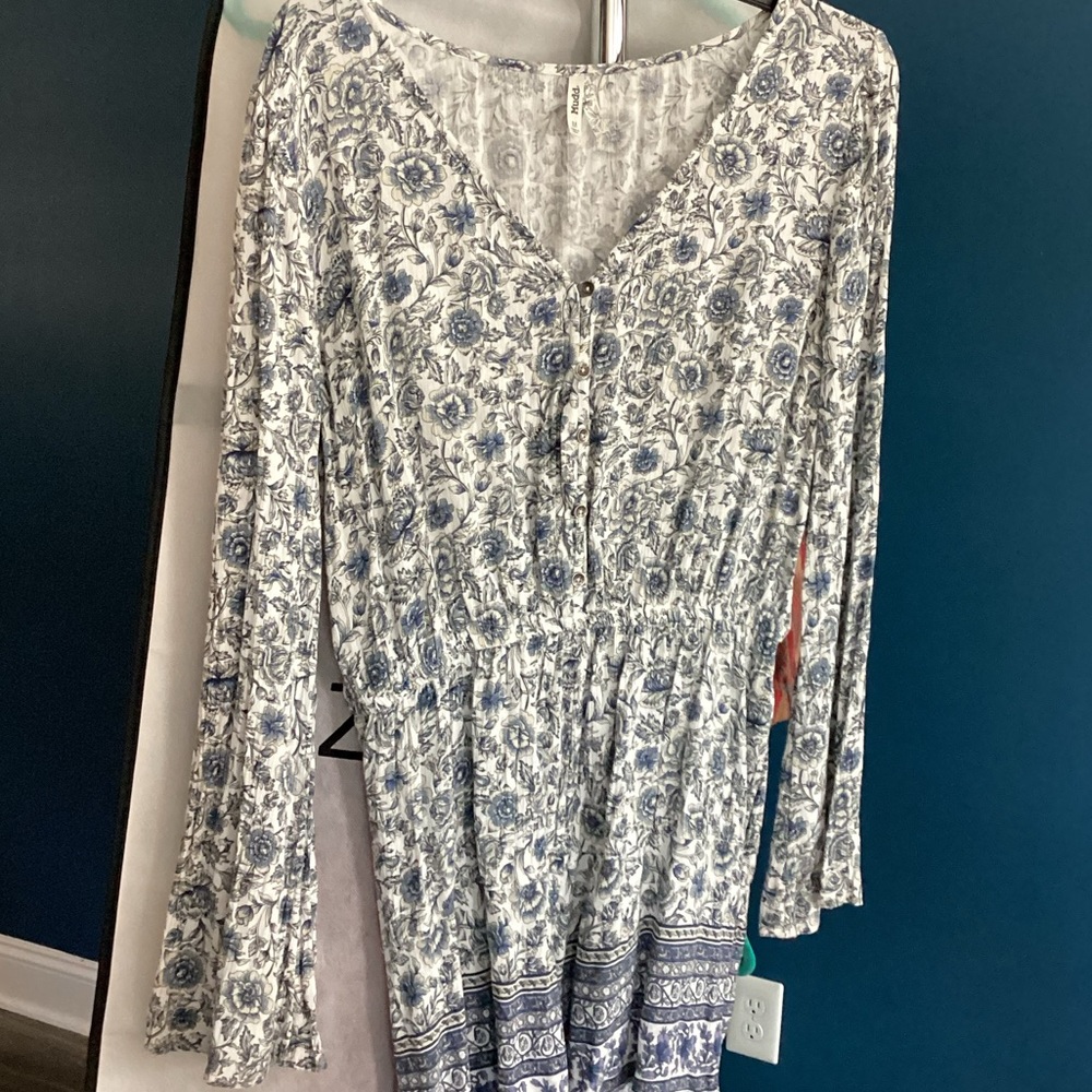 Floral Printed Romper M
